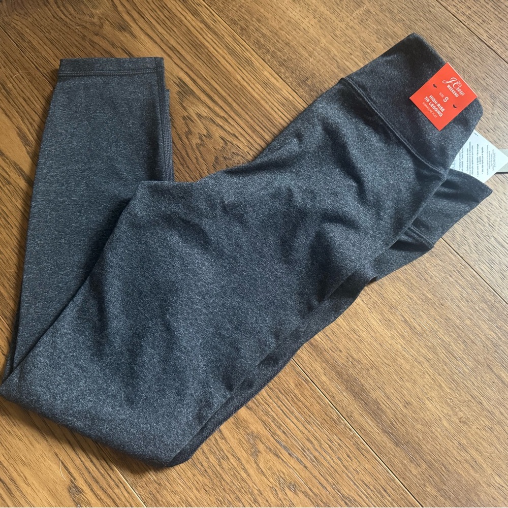 J. Crew Charcoal High Rise 7/8 Leggings